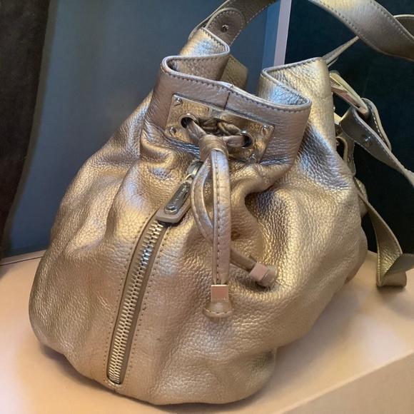 Michael Kors Metallic Leather Handbag - Picture 3 of 4